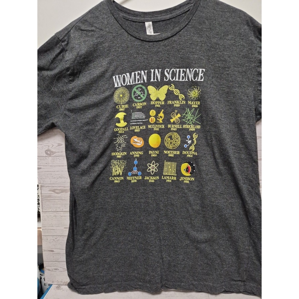 Women In Science T Shirt Size Large